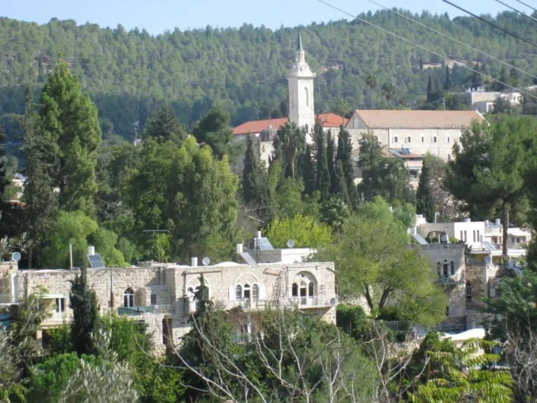 נוף לעין כרם ולכנסיות מהמקום